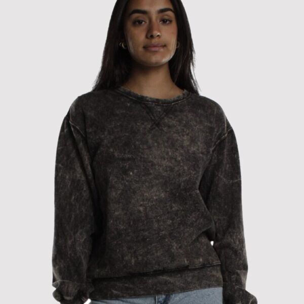 Premium Fleece Mineral Wash Crewneck Sweatshirt - Adult & Youth $$ Thumbnail