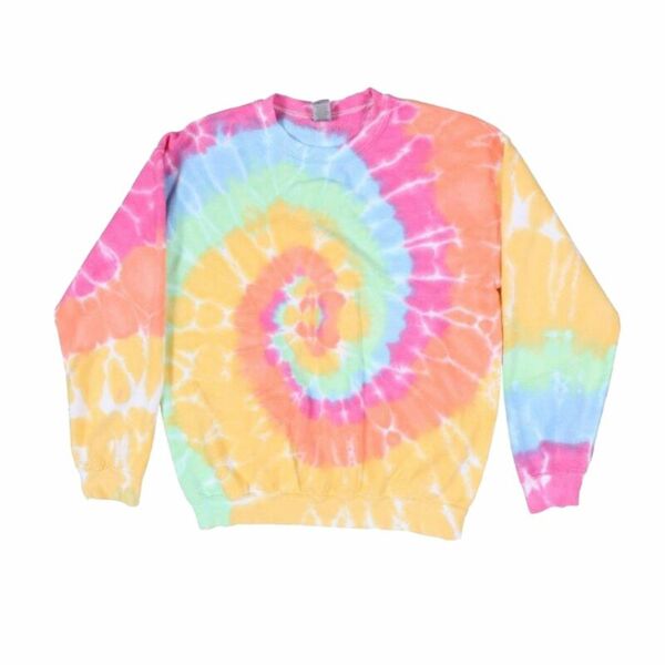 Blended Tie-Dyed Crewneck Sweatshirt - Adult & Youth $$ Thumbnail