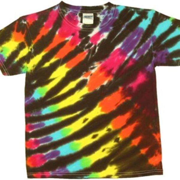Diagonal Web Tie Dye T-Shirt - Special Order - 24 Min. Adult & Youth $ Thumbnail