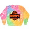 Crew Neck Fleece Tie Dye Thumbnail