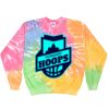 Crew Neck Fleece Tie Dye Thumbnail