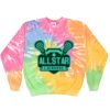 Crew Neck Fleece Tie Dye Thumbnail