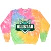 Crew Neck Fleece Tie Dye Thumbnail