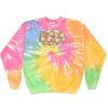 Crew Neck Fleece Tie Dye Thumbnail
