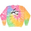Crew Neck Fleece Tie Dye Thumbnail