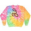 Crew Neck Fleece Tie Dye Thumbnail