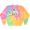 Crew Neck Fleece Tie Dye Thumbnail
