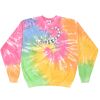 Crew Neck Fleece Tie Dye Thumbnail