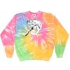 Crew Neck Fleece Tie Dye Thumbnail