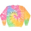 Crew Neck Fleece Tie Dye Thumbnail