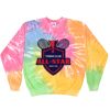 Crew Neck Fleece Tie Dye Thumbnail