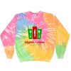 Crew Neck Fleece Tie Dye Thumbnail