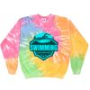 Crew Neck Fleece Tie Dye Thumbnail