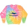 Crew Neck Fleece Tie Dye Thumbnail