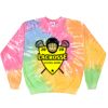 Crew Neck Fleece Tie Dye Thumbnail