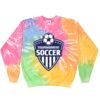 Crew Neck Fleece Tie Dye Thumbnail