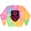 Crew Neck Fleece Tie Dye Thumbnail