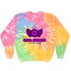 Crew Neck Fleece Tie Dye Thumbnail