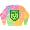 Crew Neck Fleece Tie Dye Thumbnail