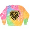 Crew Neck Fleece Tie Dye Thumbnail