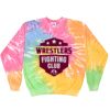 Crew Neck Fleece Tie Dye Thumbnail