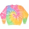 Crew Neck Fleece Tie Dye Thumbnail