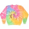 Crew Neck Fleece Tie Dye Thumbnail
