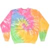 Crew Neck Fleece Tie Dye Thumbnail