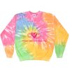 Crew Neck Fleece Tie Dye Thumbnail