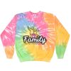 Crew Neck Fleece Tie Dye Thumbnail