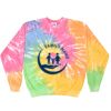 Crew Neck Fleece Tie Dye Thumbnail