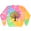 Crew Neck Fleece Tie Dye Thumbnail