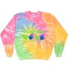 Crew Neck Fleece Tie Dye Thumbnail