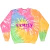 Crew Neck Fleece Tie Dye Thumbnail
