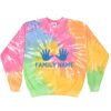 Crew Neck Fleece Tie Dye Thumbnail