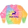 Crew Neck Fleece Tie Dye Thumbnail