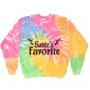 Crew Neck Fleece Tie Dye Thumbnail
