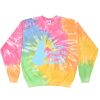 Crew Neck Fleece Tie Dye Thumbnail