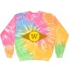 Crew Neck Fleece Tie Dye Thumbnail