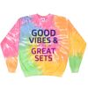 Crew Neck Fleece Tie Dye Thumbnail