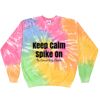Crew Neck Fleece Tie Dye Thumbnail