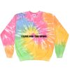 Crew Neck Fleece Tie Dye Thumbnail