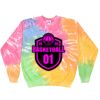 Crew Neck Fleece Tie Dye Thumbnail