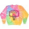 Crew Neck Fleece Tie Dye Thumbnail