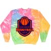 Crew Neck Fleece Tie Dye Thumbnail