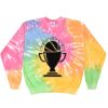 Crew Neck Fleece Tie Dye Thumbnail