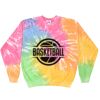 Crew Neck Fleece Tie Dye Thumbnail
