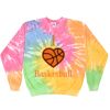 Crew Neck Fleece Tie Dye Thumbnail