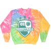 Crew Neck Fleece Tie Dye Thumbnail