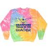 Crew Neck Fleece Tie Dye Thumbnail